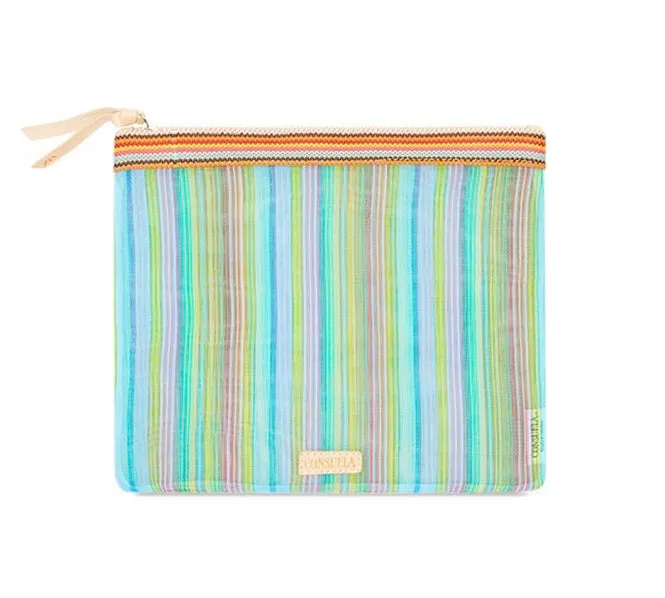 Consuela Tania Large Slim Zip Pouch 1507