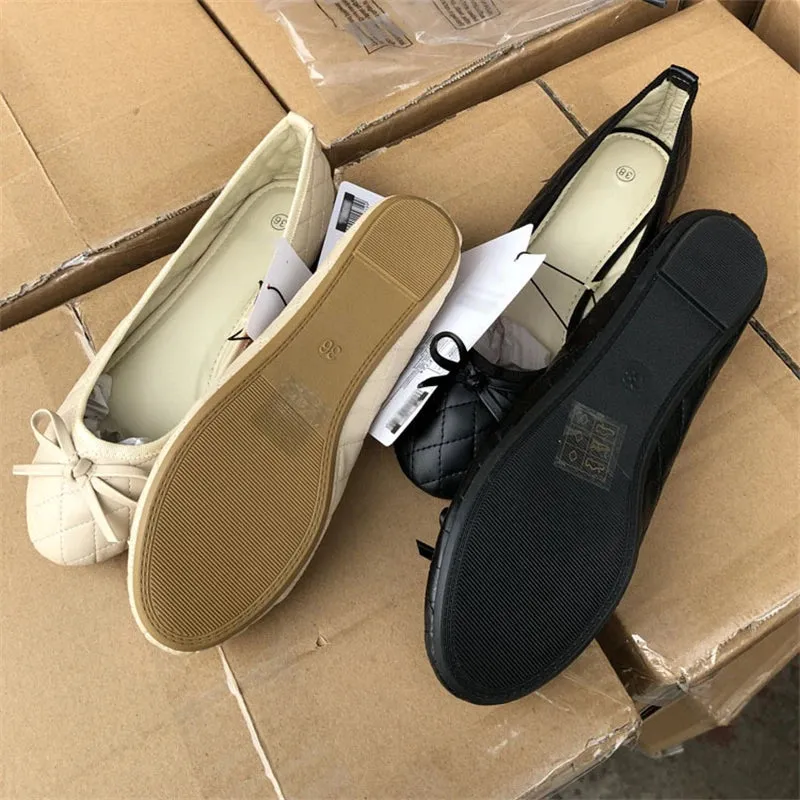 Elegant Bowknot Ballerina Flat shoes
