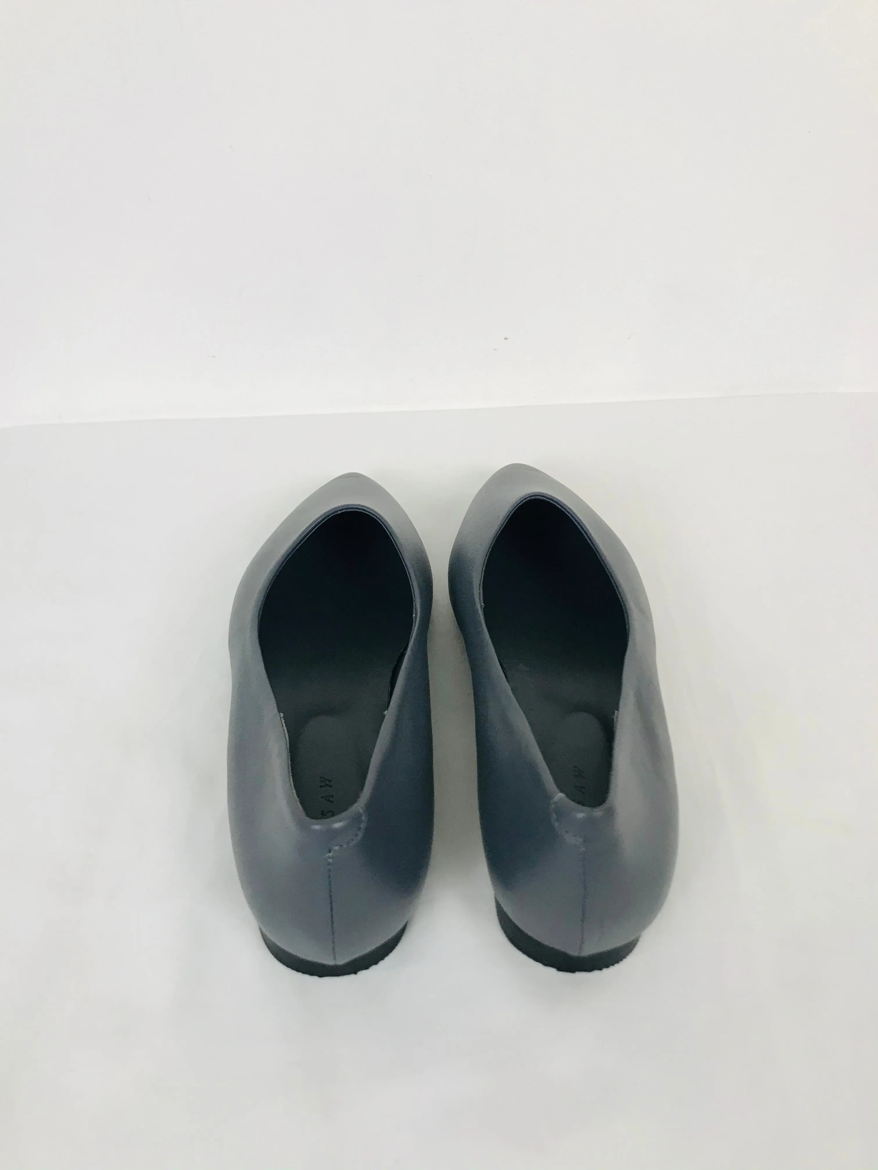 Jigsaw NWT Women’s Slip-On Flats | 39 UK6 | Grey