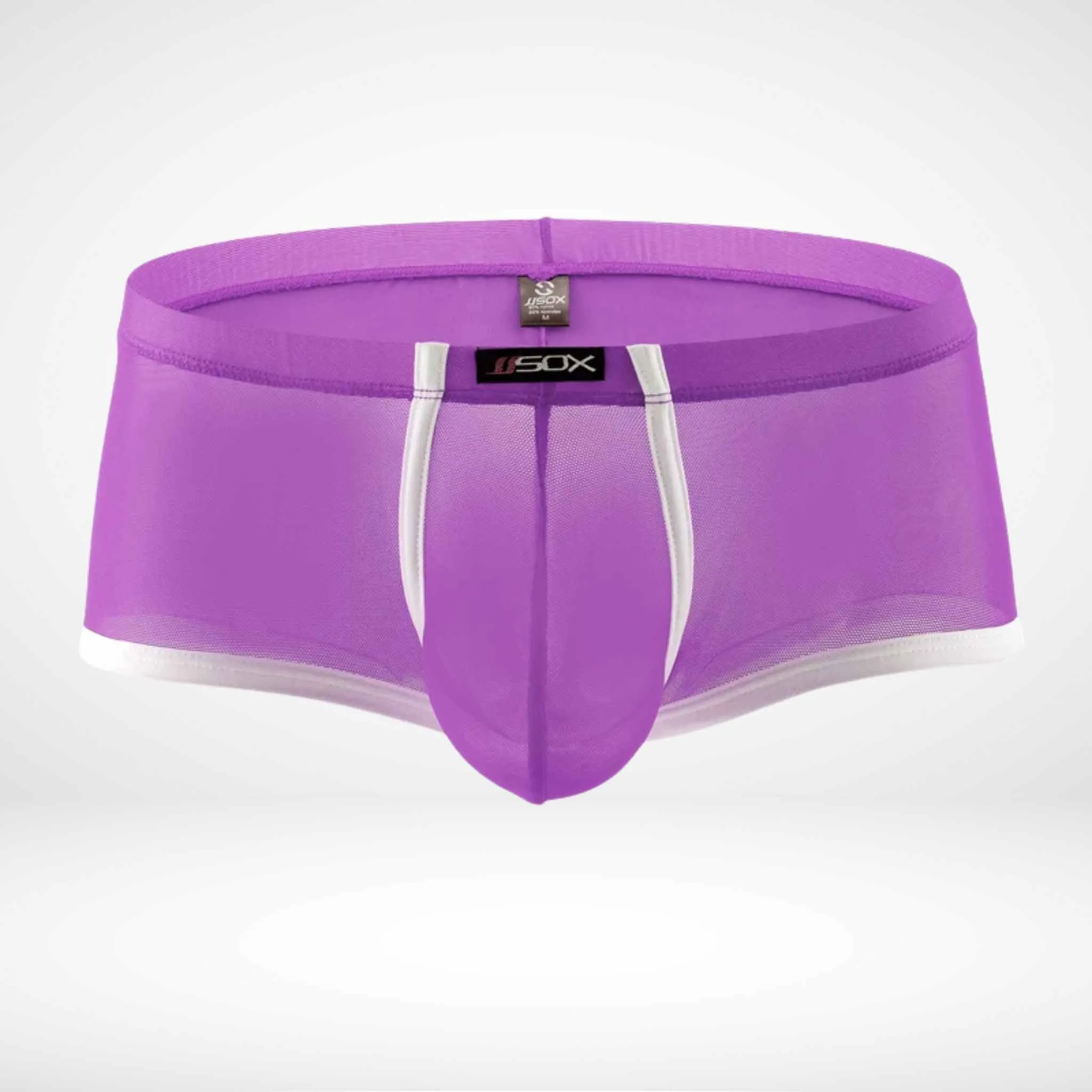 JJSOX Mesh See-Through Boxer Briefs