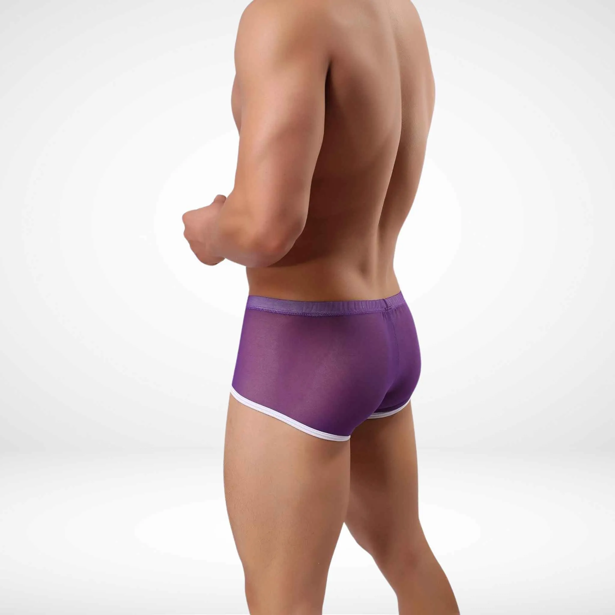 JJSOX Mesh See-Through Boxer Briefs