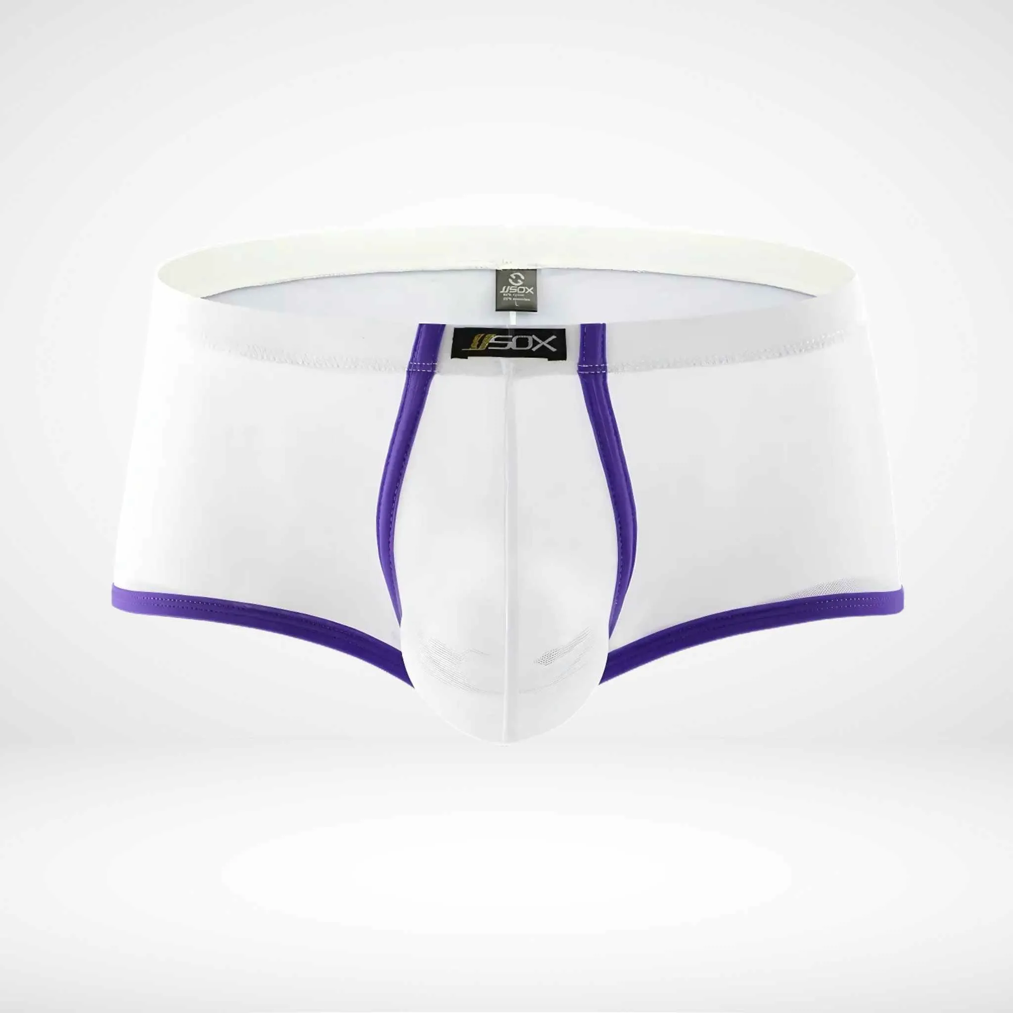 JJSOX Mesh See-Through Boxer Briefs