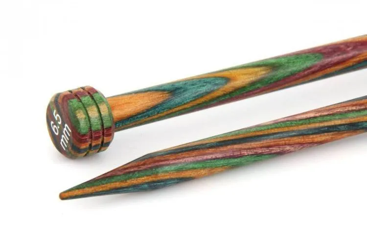 KnitPro "Symfonie" Wood Single Point Knitting Needles (Dif Sizes)