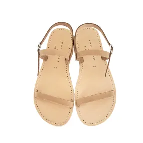 LEV SANDALS SUEDE CAMEL