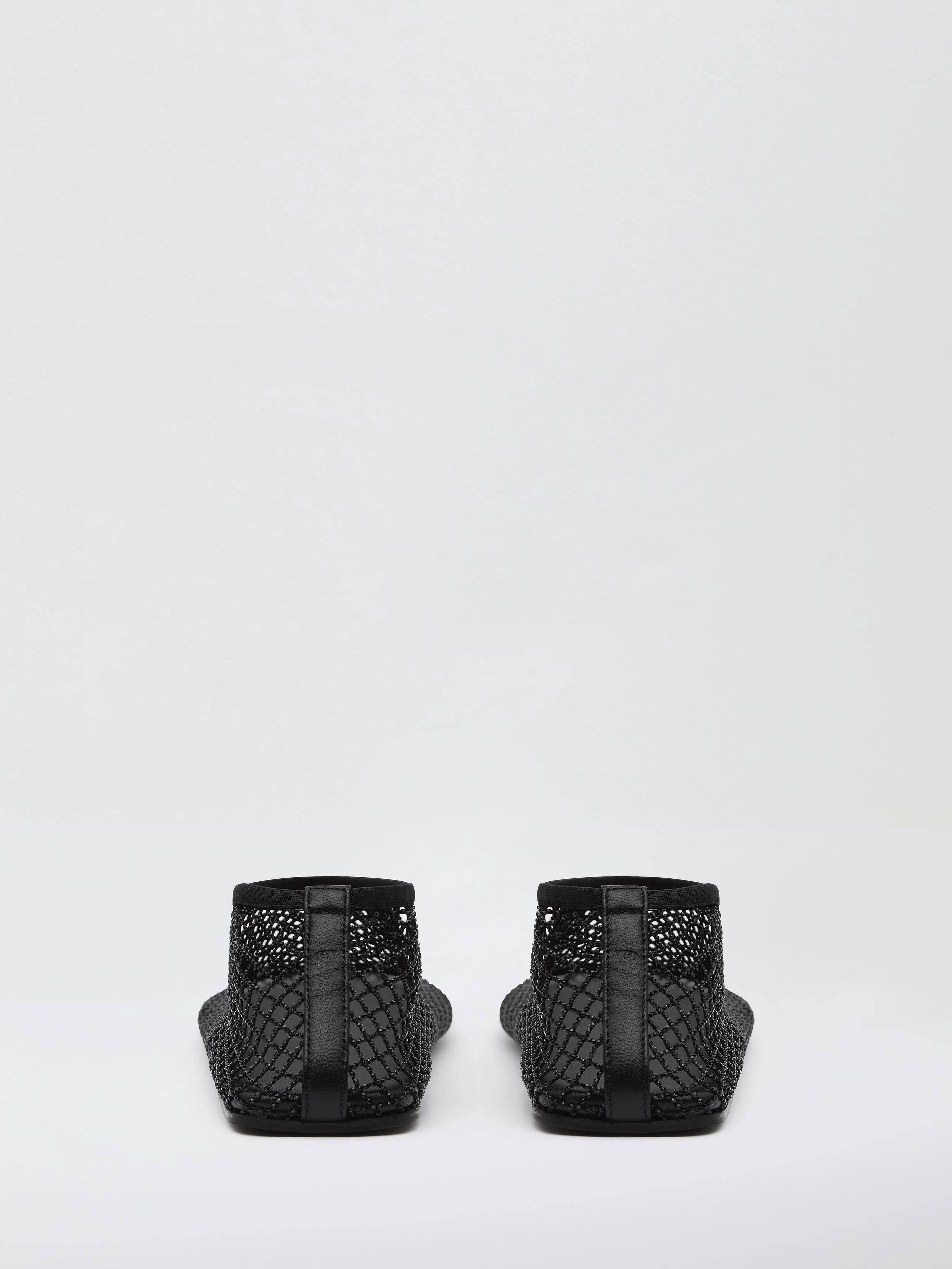 Minette Crystal Mesh Flat