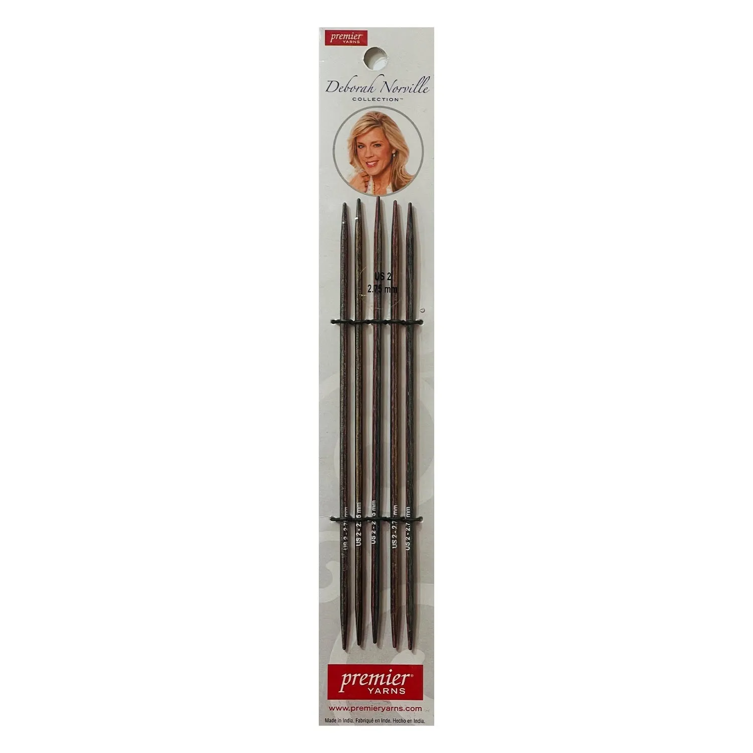 Premier Double Point Knitting Needles 6" - Size US2/2.75mm*