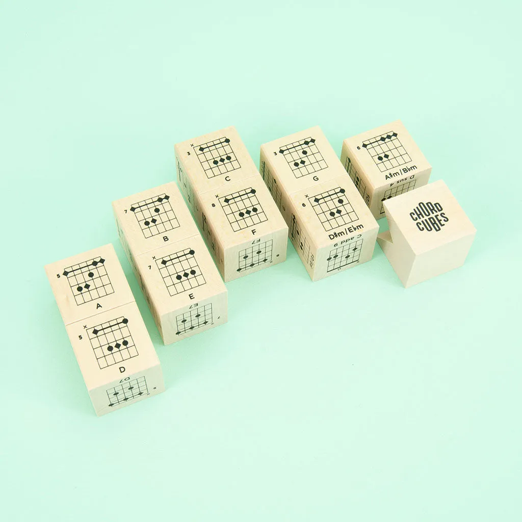 Uncle Goose Chord Cubes Guitar Blocks